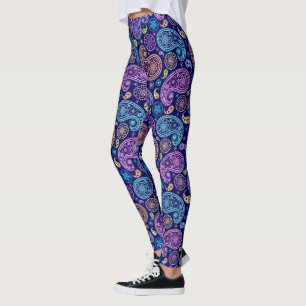 Legging Modern Paisley Pattern
