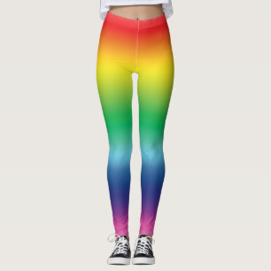 Legging Modern rainbow gradient colors pattern cool