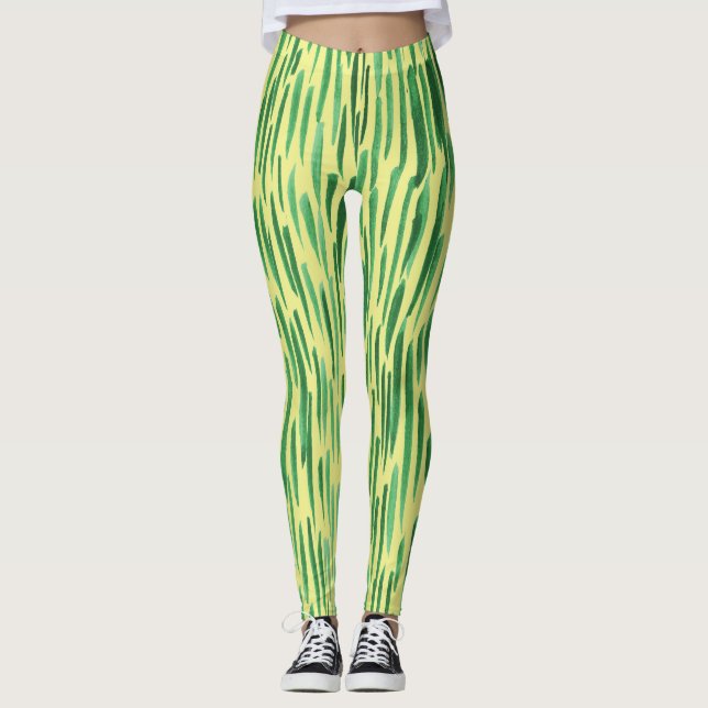 Legging Moderno Bamboo - Estirpe Verde da Selva (Frente)