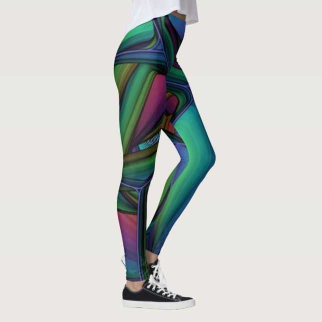 Legging Moderno | Zazzle_Growth. (Direita)