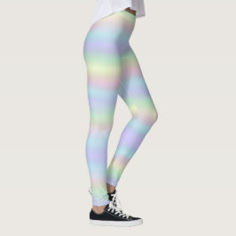 Legging Mole Arco-Íris Holográfico | Pastel
