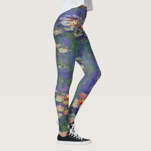 Legging Monet Water Lily - Pintura de plataforma