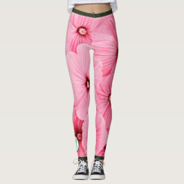 LEGGING MONOGRAMA DE FLORES DE TINTA DE SEMENTES FELIZES