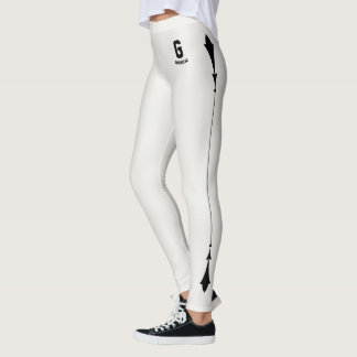 Legging Monograma Personalizado Fofo Neutro com Acentos Pr