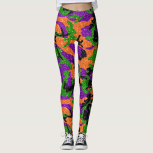 Legging Monstro HOC Brilho Edição Halloween Camo