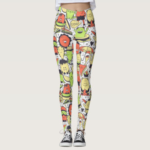Legging Monstros Engraçados legal