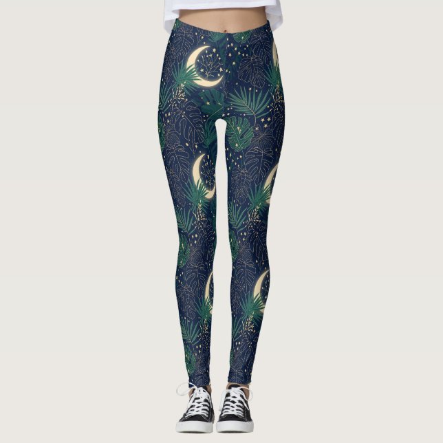 Legging Moonlit Jungle Print (Frente)