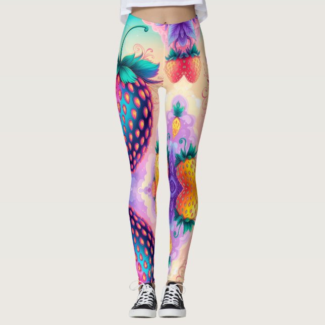 Legging Morango colorido (Frente)
