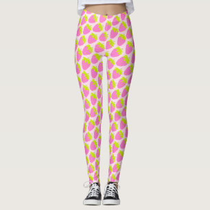 Legging Morango Rosa