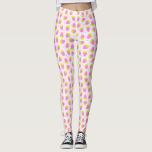 Legging Morango Rosa