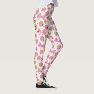 Legging Morangos Rosa