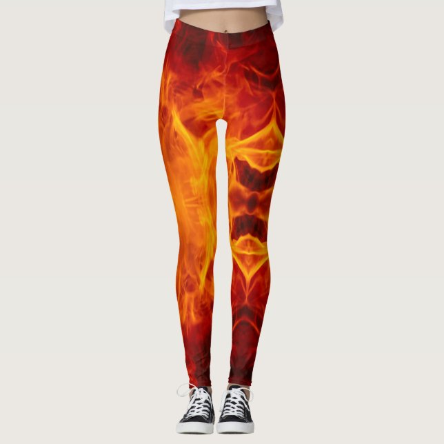 Legging More Fire - Power yoga Ir (Frente)