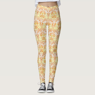Legging Morris Ouro Bough: Elegância Botânica Clássica