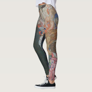 Legging Morte e Vida de Gustav Klimt Arte Novo Antiga