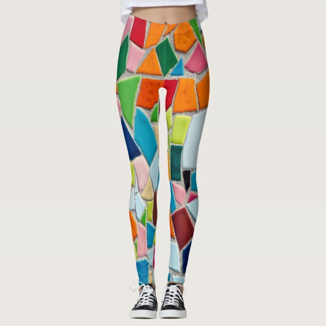 legging mosaico de azulejos (Frente)