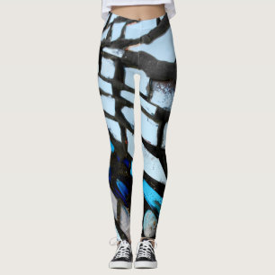 Legging Mosaico Espelho Abstrato