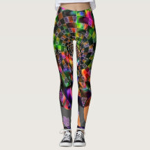 Mosaico Espiral Psicodélico