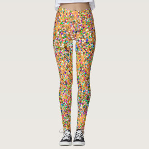 Legging Mosaico Moderno Brilho Grit