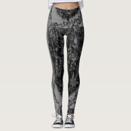 Legging Mosaico preto-cinza MODERN