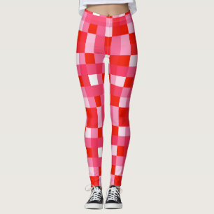 Legging Mosaico Red Gingham