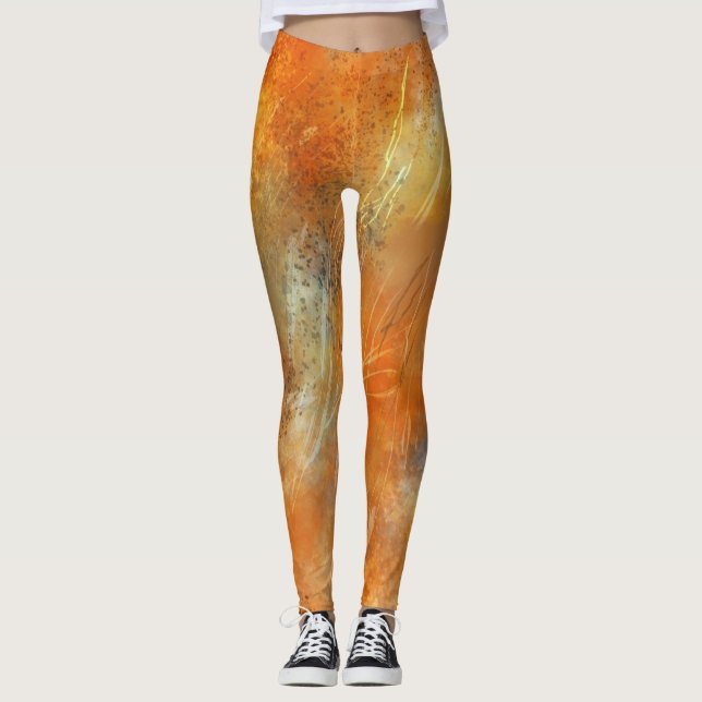 Legging Mosaico sem costura (Frente)