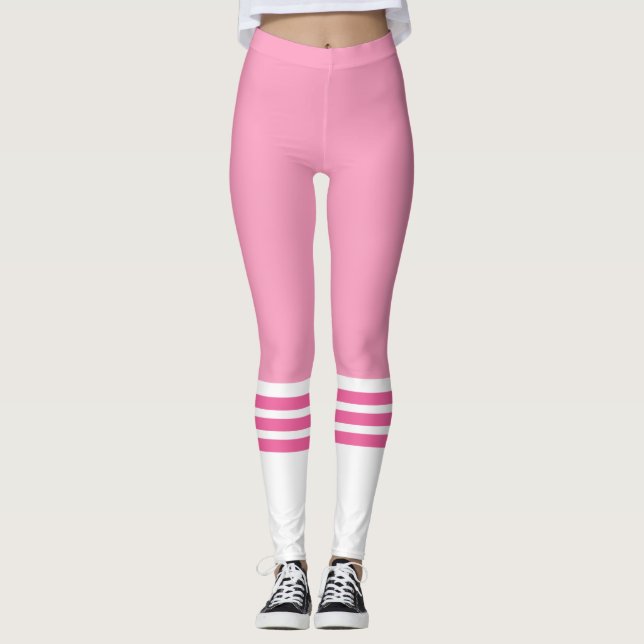 Legging Mosca Rosa Engraçado (Frente)