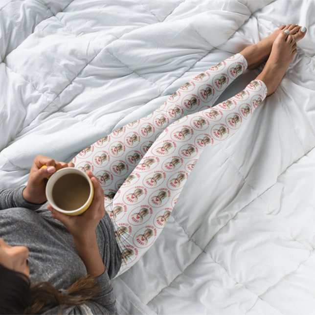 Legging Moso-de-Cristo Engraçado, alce-de-natal (Criador carregado)