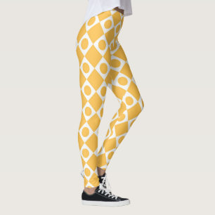 Legging Mostarda Retro 60s