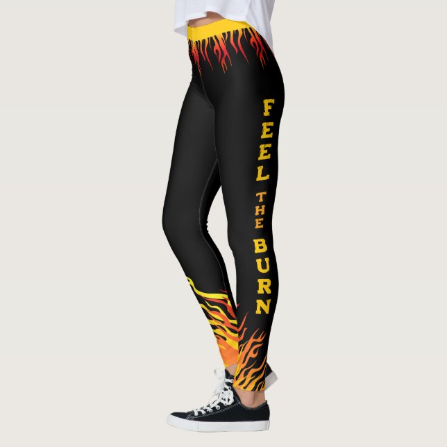 Legging Motivação de malhação PRETA (Esquerda)