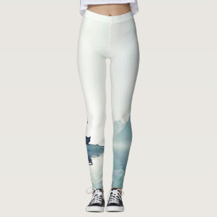 Legging Mountain Zen Design de Meditação Pacífica
