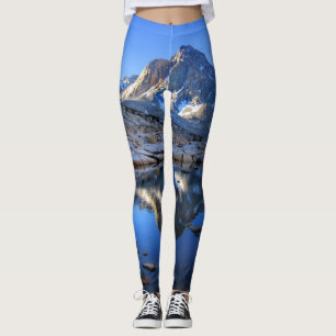 Legging Mt Huxley sobre o lago Saphire - Trilha John Muir