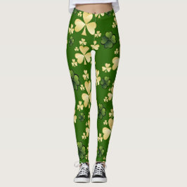 Legging Muitos Shamrocks/ -Seja irlandês por um dia