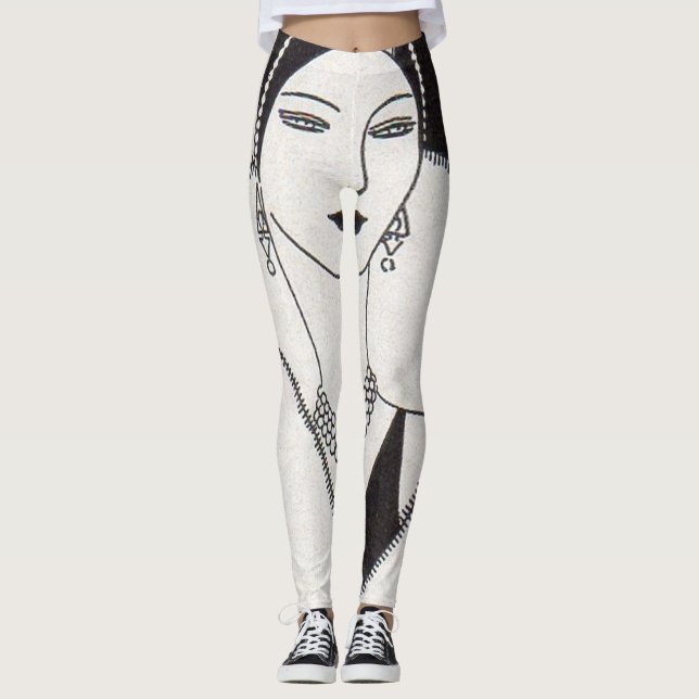 Legging Mulher deco de 1928 (Frente)