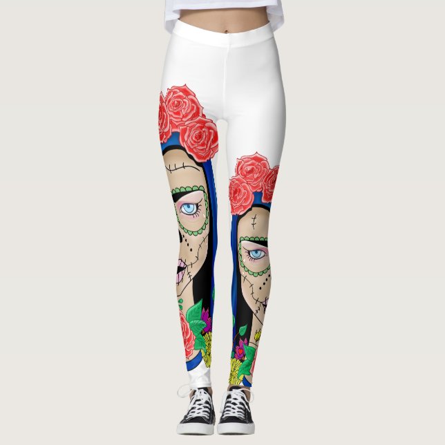 Legging Mulher Zombie Halloween (Frente)