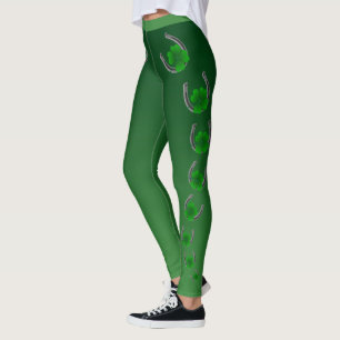 Legging Mulheres bonitos das caneleiras de St Patrick