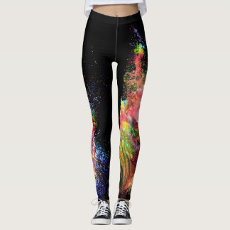 Legging Mulheres coloridas de Stardust Minimalistic do