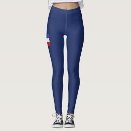 Legging Mulheres com bandeira francesa