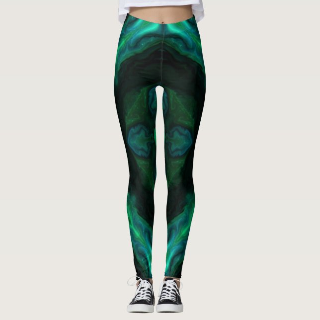 Legging Mulheres Pernas Luzes Compatíveis Com Vestuário (Frente)