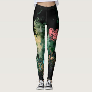 Legging Mulheres reconfortantes das cores da serenidade da