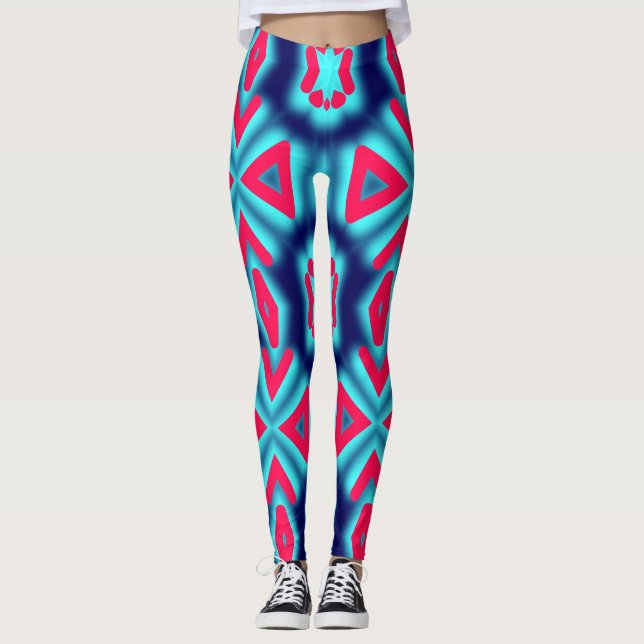 Legging Multicolor clássico trendy "Ratti_Creative_Arts" (Frente)