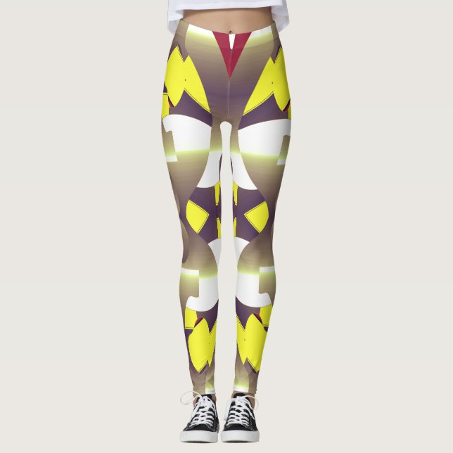 Legging multicolor "Ratti_Creative_Arts" fofa e mo (Frente)