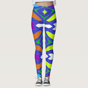 Legging Multicoloração "Ratti_Creative_Arts" multicolorido