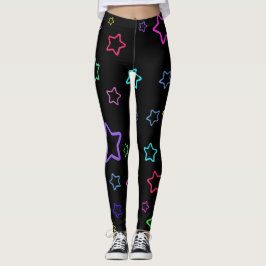 Legging Multicolored Starry Night