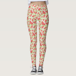 Legging Múltiplas leggens verdes da melancia