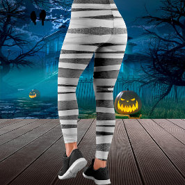 Legging Mummy Wrap Bandages Grunge Distante Halloween
