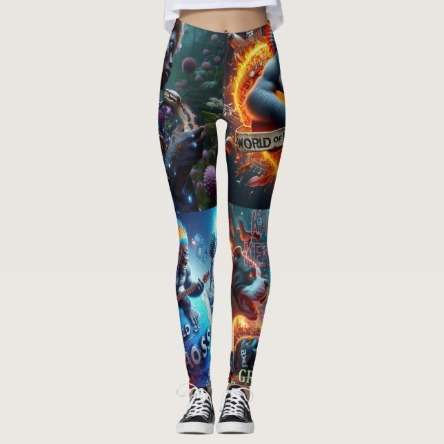 Legging Mundo das Tights do Kaos (Frente)