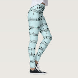 Legging Música Blue Sheet