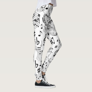 Legging Música, Notas Musicais