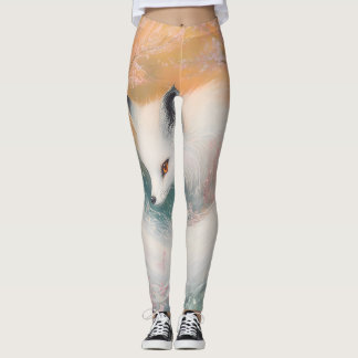 Legging Mystic Bloom Primavera Fox Watercolor