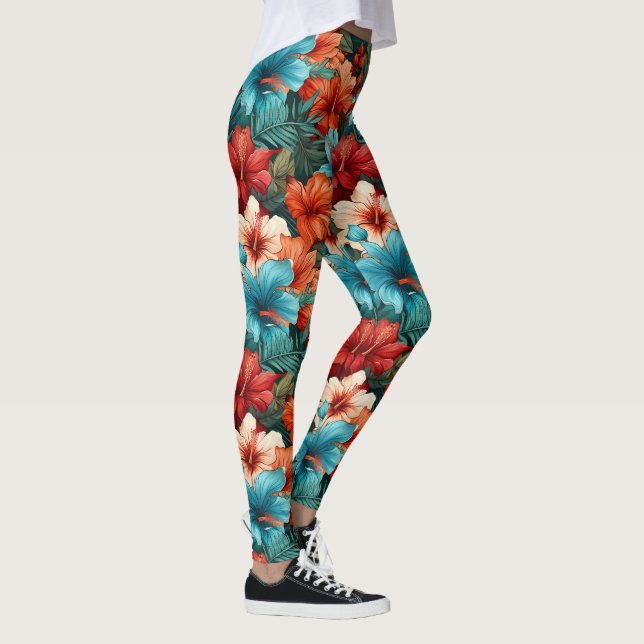 Legging Nº 30 Padrão Floral (Direita)